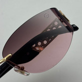 عینک آفتابی فیلیپ پلین Philip Plein مدل Luxury Shield فریم لس بنفش صورتی - لنز UV400 (ارسال رایگان)