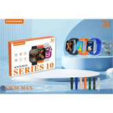 ساعت هوشمند 7 بند kw30 max طرح اپل واچ دارای زبان فارسی امکان تماس و sms ایکس