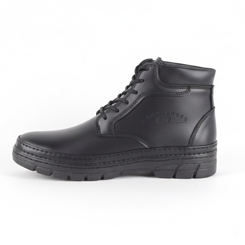 نیم بوت مردانه دماوند مشکی دوردوخت پرفرووش (پس کرایه)