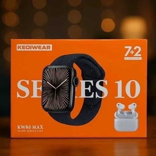 ساعت هوشمند KW 55 MAX هفت بند ورژن 2025 تمام صحفه اورجینال پرفرووش