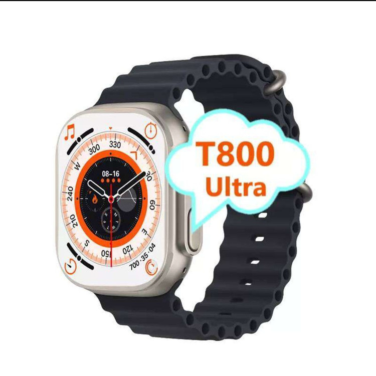 ساعت هوشمند T800 ultra رنگ مشکی پر فروش با حداقل سود ارسال رایگان پرفرووش