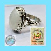 انگشتر نقره نگین سنگ حرم حضرت عباس