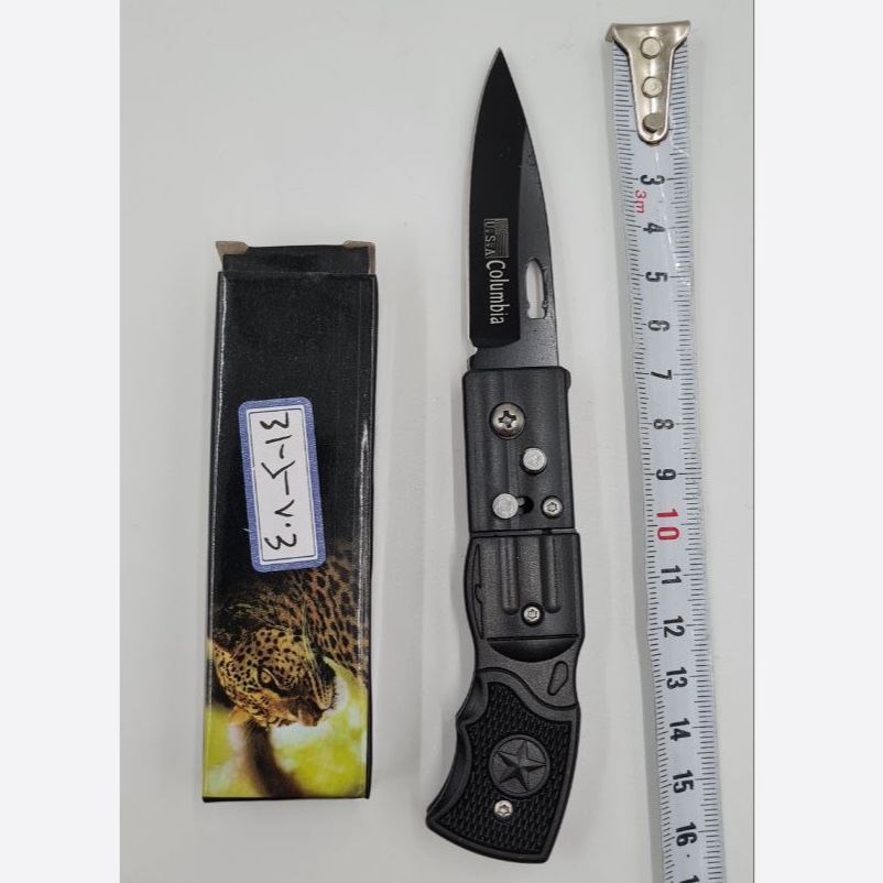 چاقو جیبی ضامن فشاری کلمبیا طرح کلت