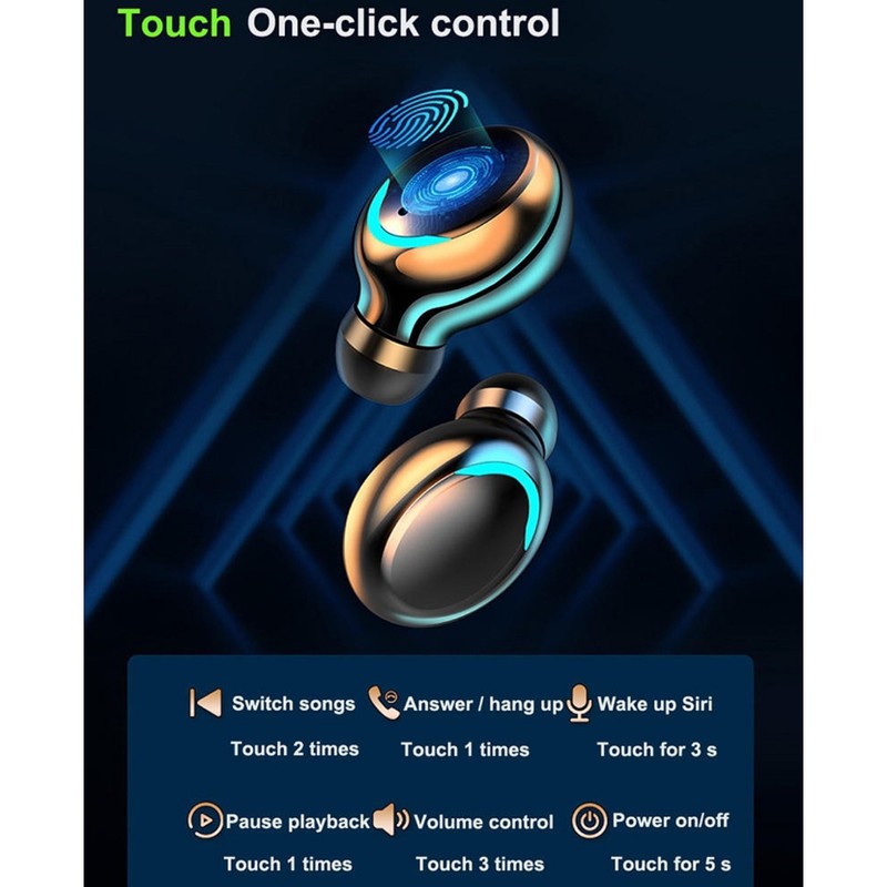 هدفون بلوتوثی مدل TWS F9 V5.1